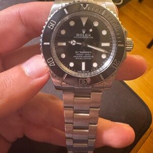 Stainless steel sports watch